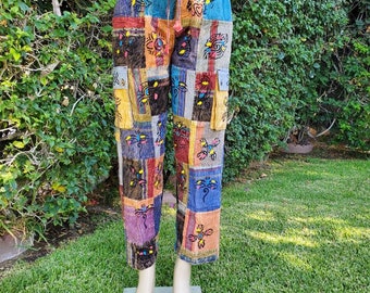 Boho Patchwork hippie pants