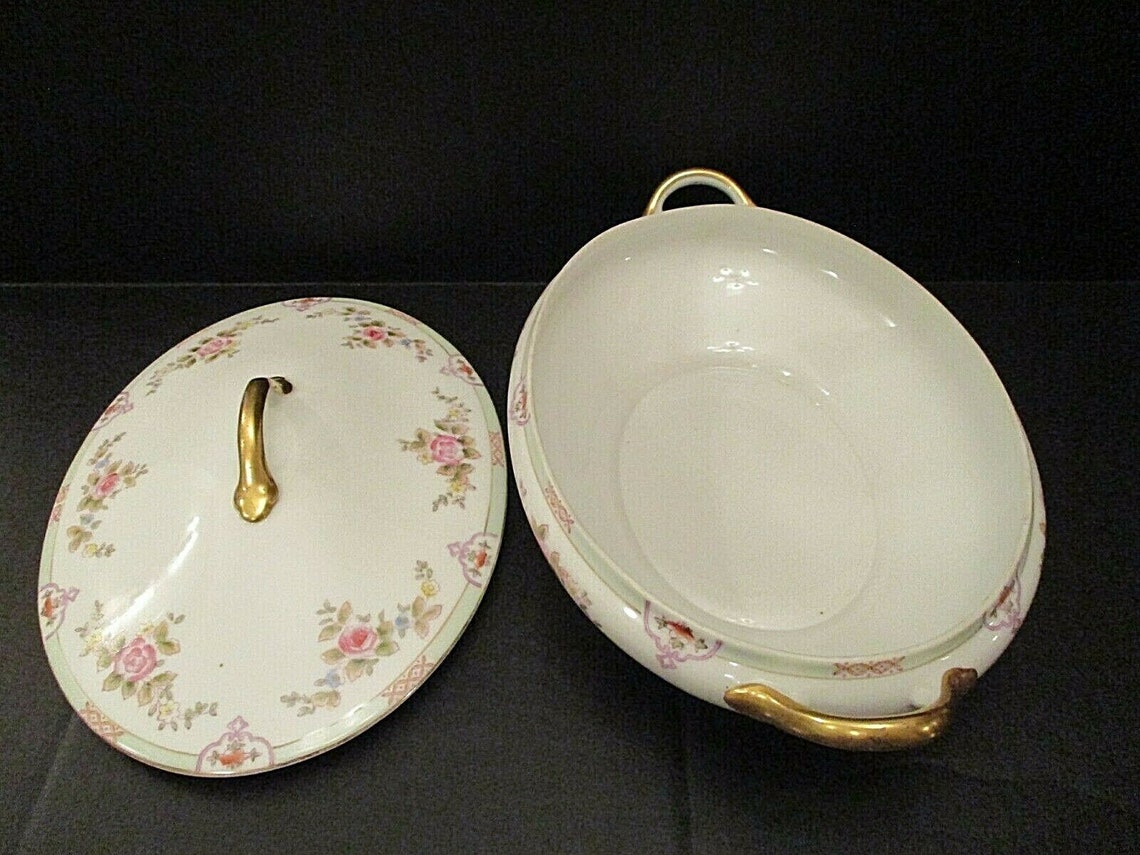 Vintage Nippon Noritake M China the Oval Serving Bowl Dish Etsy