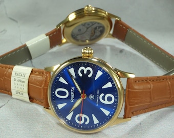 Like new RAKETA Big ZERO USSR Vintage Mechanical Watch Excellent Visible Mechanism Stainless Steel 2609H A