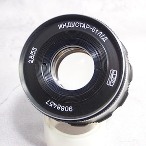 Vintage USSR Lens INDUSTAR I-61 / И, cover Collectible 2.8/52mm M39 Leica FED Zorki