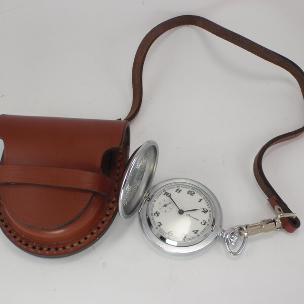Pocket Watch Belt Case Etsy