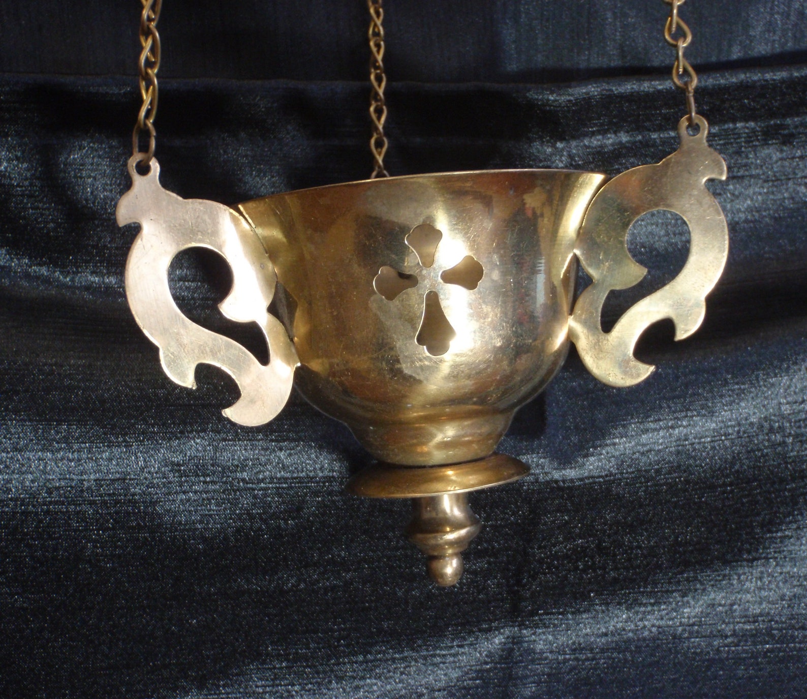 Lamp Lampada for Icon Russian Orthodox Brass Patina Antique Etsy