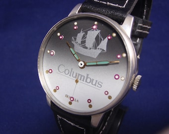 POBEDA Zim Columbus USSR Vintage Mechanical Watch