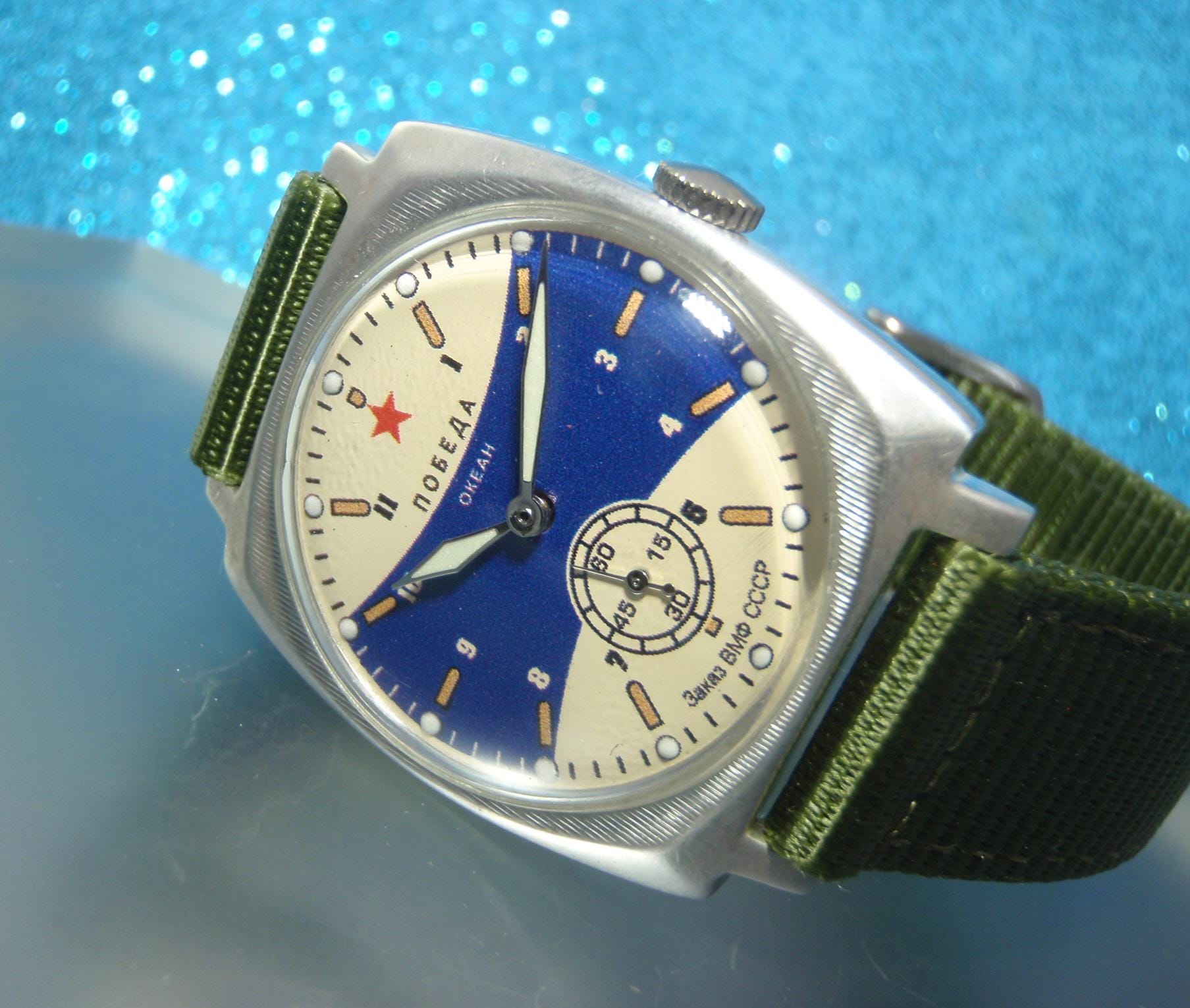 VintageM ZIM pobeda Kolos Military ソ連WW2 - 時計 | 正規品
