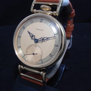 like new MOLNIYA Vintage USSR Excellent Watch Mechanical Serviced Visible Mechanism 3602