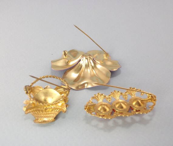 Lot De Broches Et Boucles De Ceinture Tchécoslovaquie Années 30 - Vintage Signé - Occasion - Collection