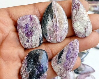 Charoite Crystal, Natural Charoite Gemstone lot, Wholesale Charoite Stone, Bulk Charoite beads For Making Rings, Pendants, Necklace Jewelry