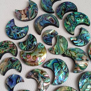 the crescent moon, moon jewelry, crystal moon, moon earrings, moon cabochon, moon gemstone, abalone shell moon, shell moon, moon abalone shell, abalone shell, shell jewelry, moon, moon shell