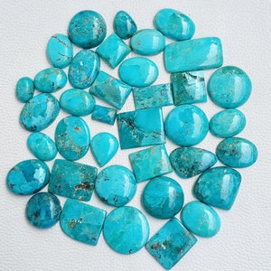 Stabilized Kingman Turquoise, Kingman Copper Turquoise Cabochon, Stabilized Turquoise wholesale lot mix shape for Jewelry Crafts Supply
