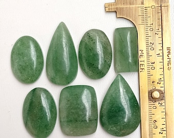 Cabochon d'aventurine verte, pierre d'aventurine naturelle, lot de gros de pierres précieuses d'aventurine verte, cristal d'aventurine en vrac pour l'artisanat de bijoux
