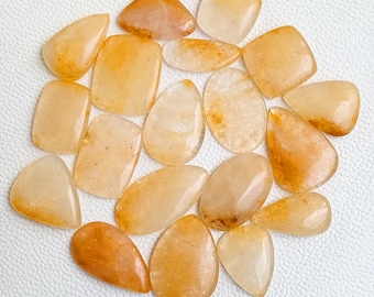 Calcite Crystal, Orange Calcite Stone, Yellow Calcite Gemstone, Wholesale Crystals, Wholesale Cabochons, Bulk Crystals for Jewelry, Crafts