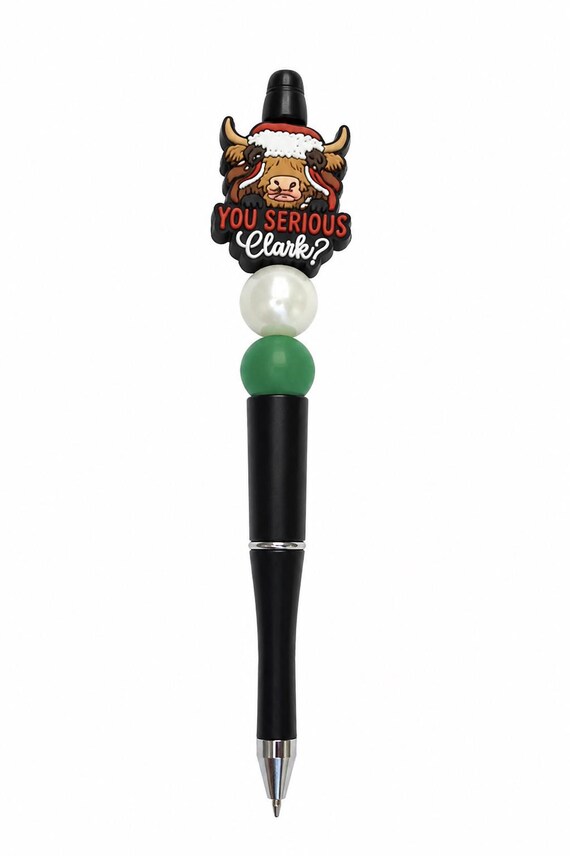 Christmas Silicone Beaded Writing Pen