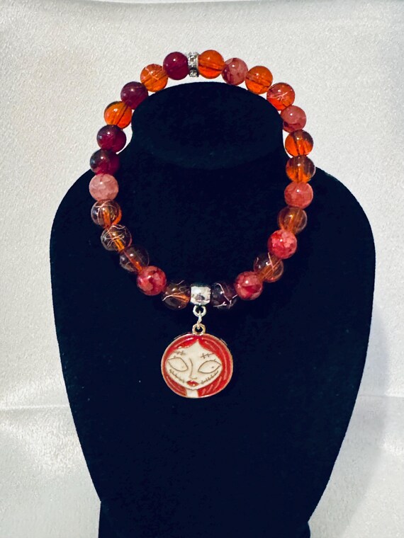 Halloween Sally Stretch Charm Bracelet