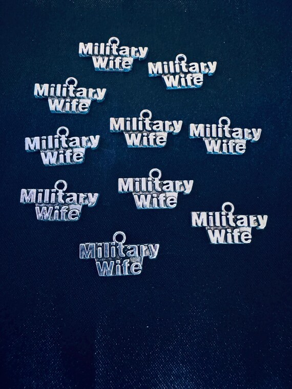 10 Piece Military Wife Charms