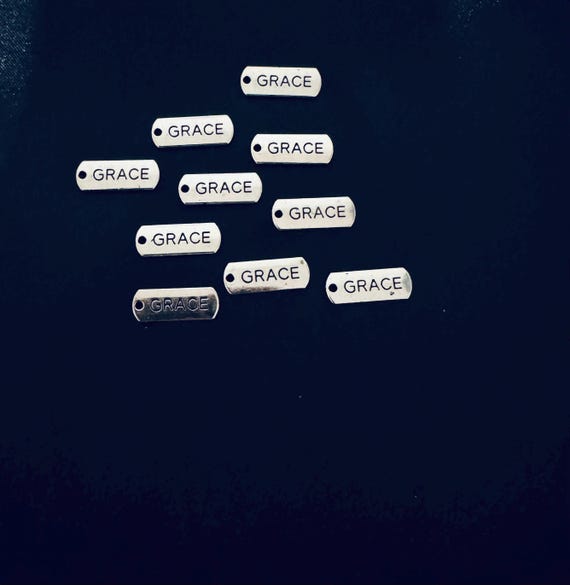 10 Piece “Grace” Charms