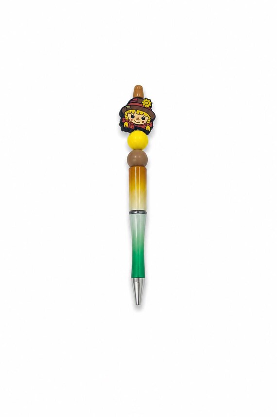 Fall Themed Silicone Beaded  Writing Pen