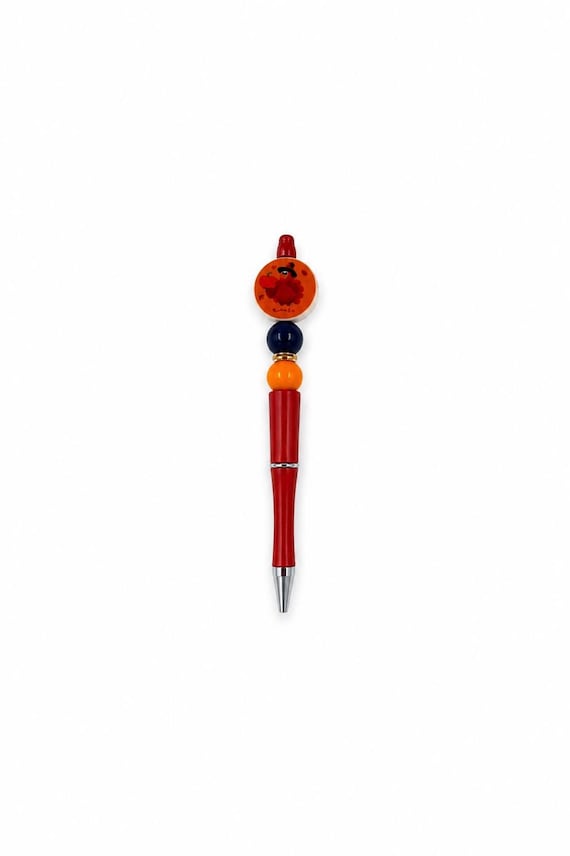 Fall Themed Silicone Beaded  Writing Pen