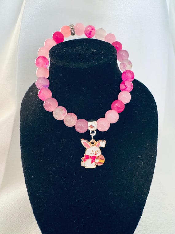 Easter Bunny Charm Bracelet