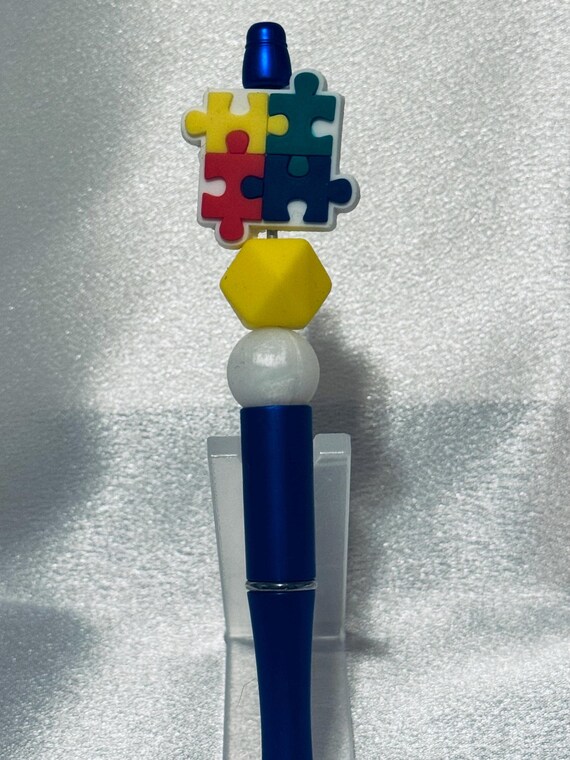 Autism Silicone Beaded Writing Pen