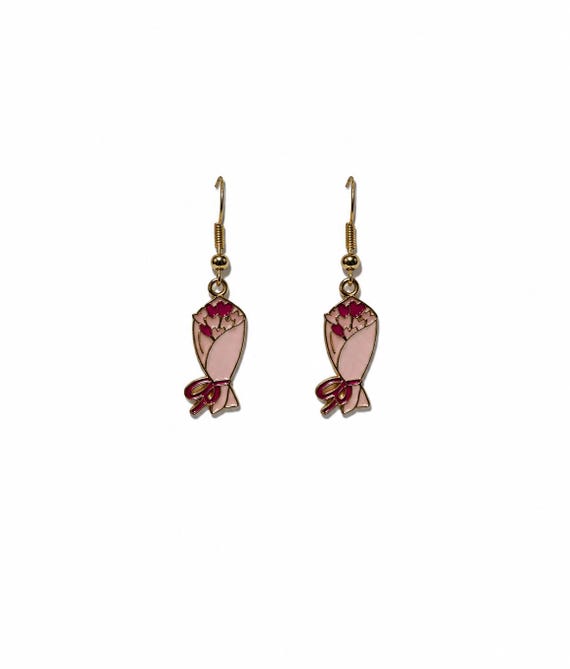 Valentine Flowers Dangle Earrings