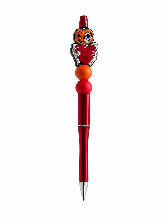 Skeleton Silicone Beaded Writing Pen