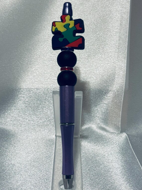 Autism Silicone Beaded Writing Pen