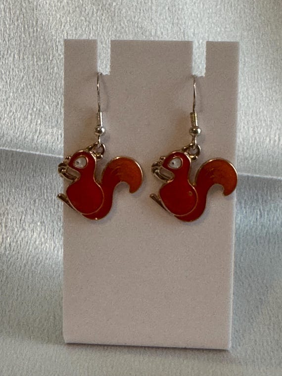 Squirrel Dangle Earrings