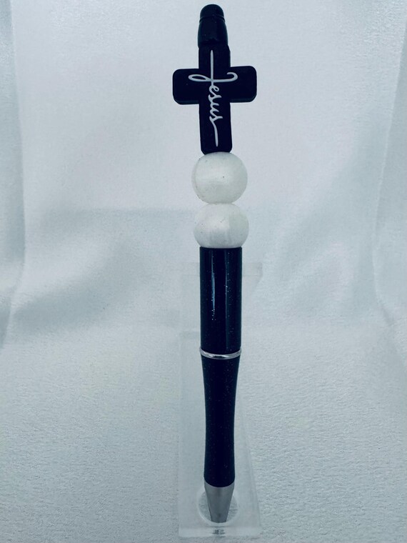 Silicone Beaded Cross Writing Pen