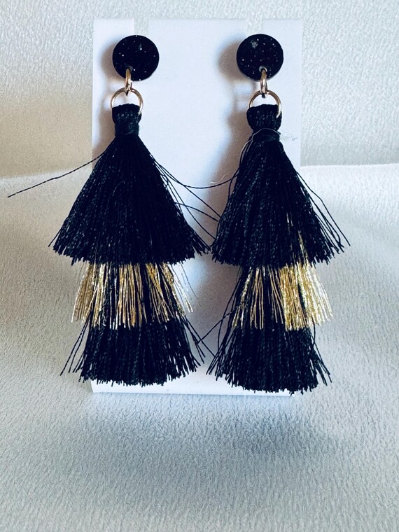 Happy New Year Dangle Earrings