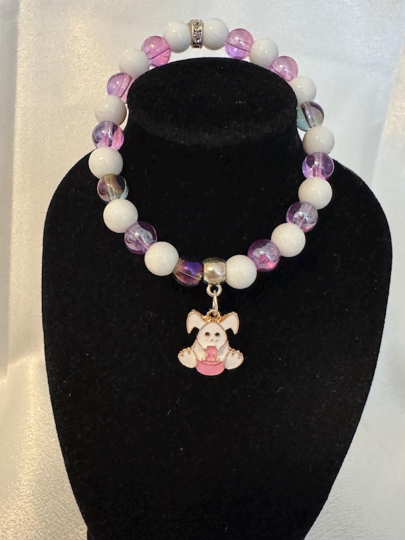Easter Bunny Charm Bracelet