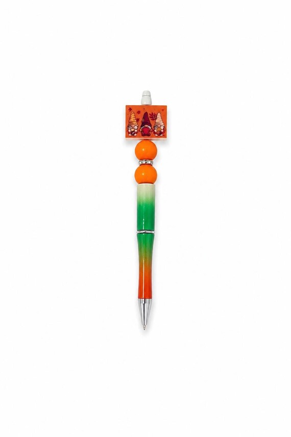 Fall Themed Silicone Beaded  Writing Pen