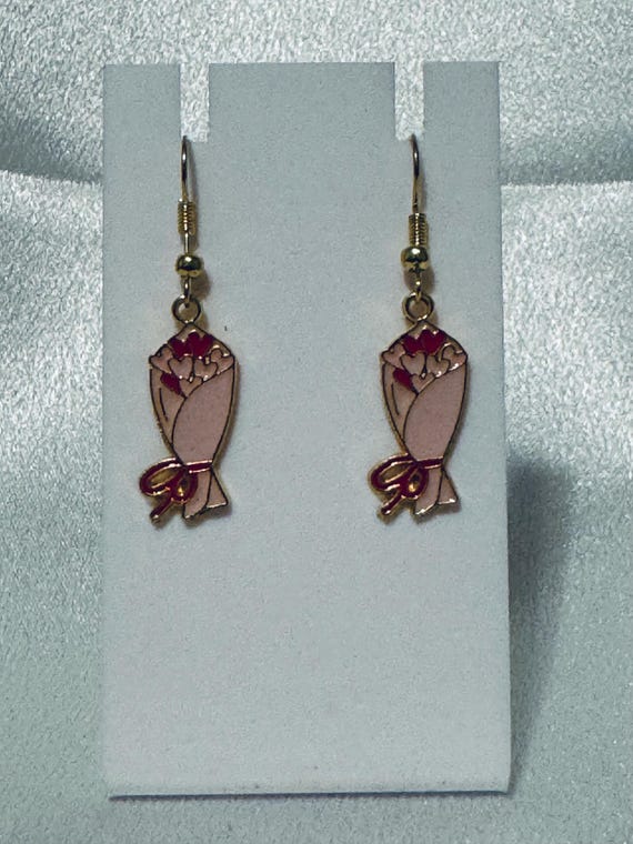 Valentine Flowers Dangle Earrings