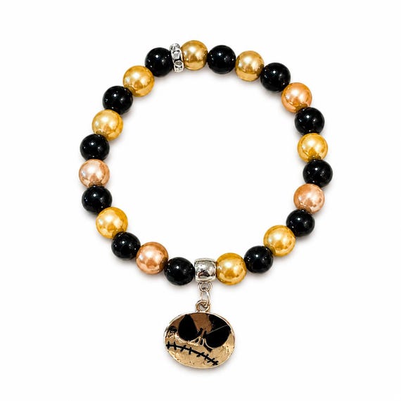 Halloween Jack Stretch Charm Bracelet