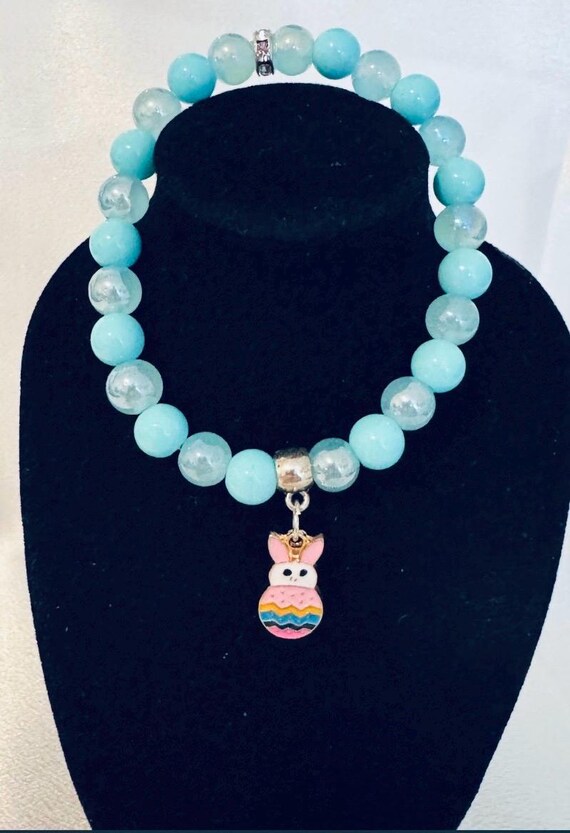 Easter Bunny Charm Bracelet