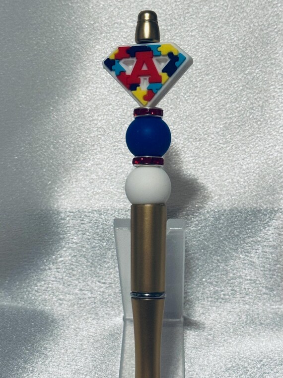 Autism Silicone Beaded Writing Pen