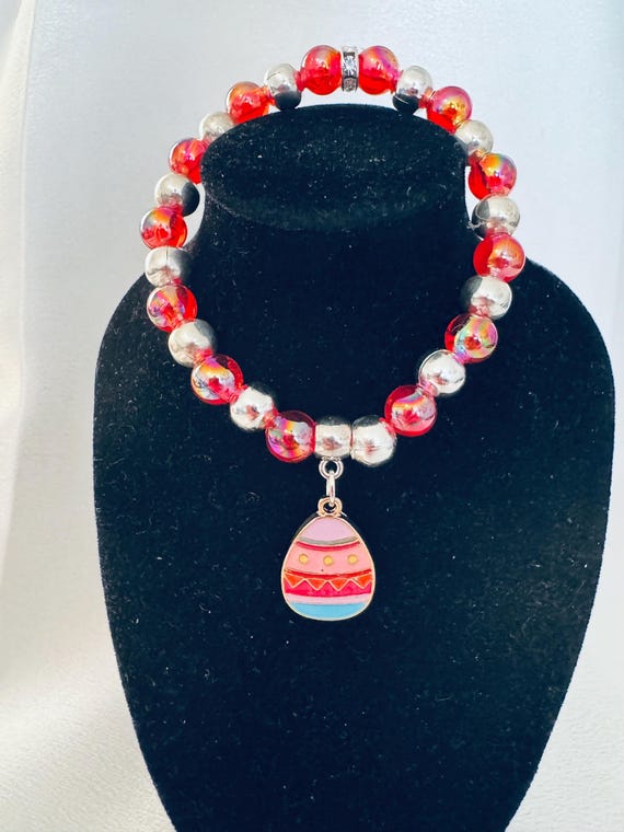 Easter Egg Charm Bracelet