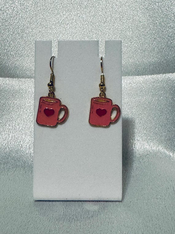 Valentine Mug Dangle Earrings
