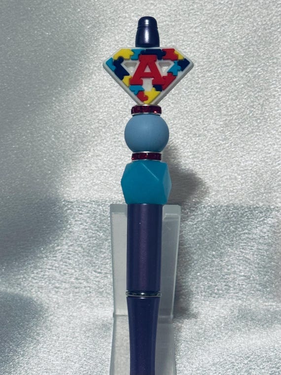 Autism Silicone Beaded Writing Pen