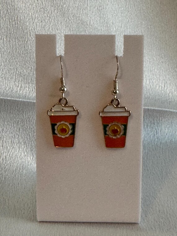 Fall Cappuccino Dangle Earrings