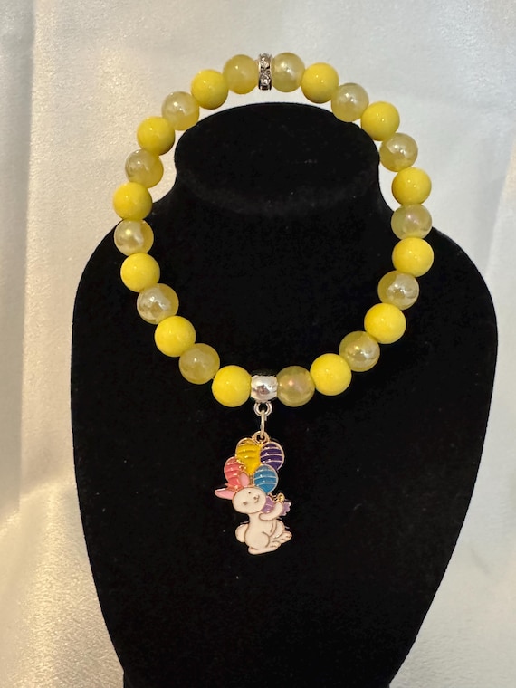 Easter Bunny Charm Bracelet