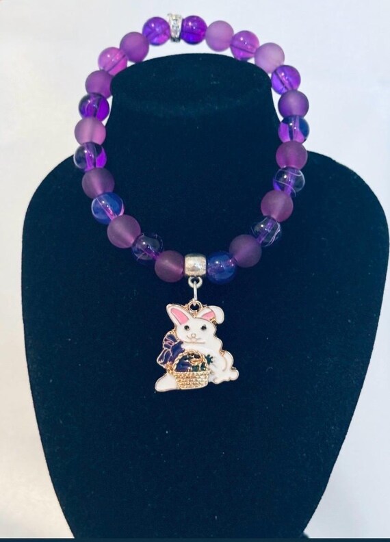 Easter Bunny Charm Bracelet