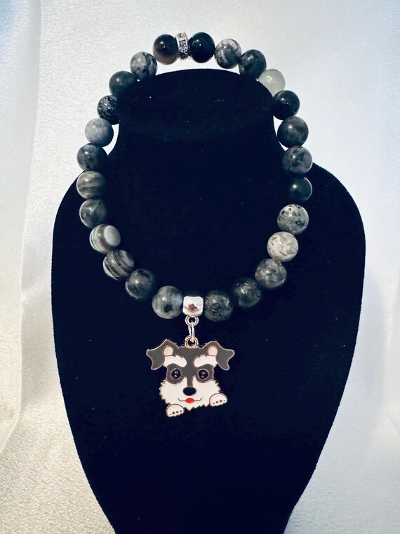 Dog Charm Stretch Bracelet