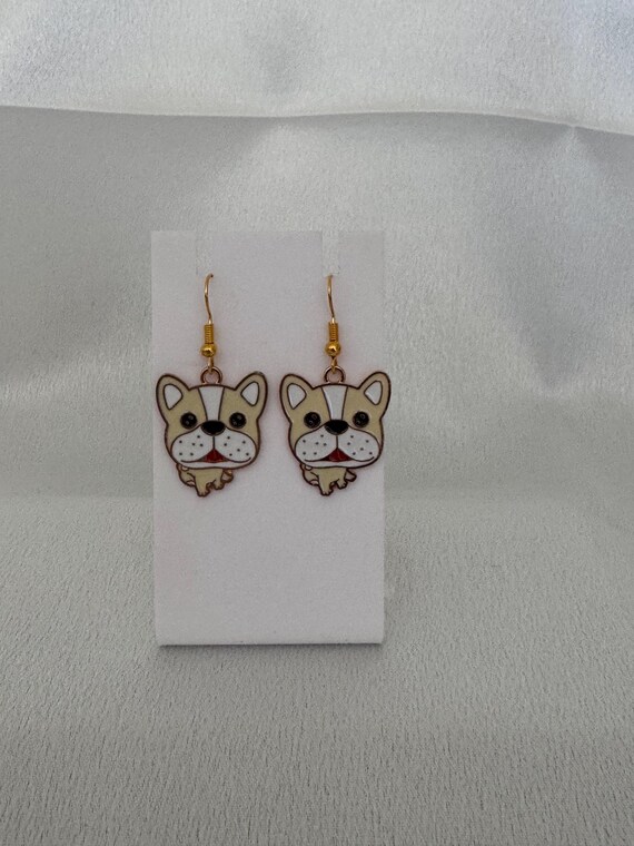 Hypoallergenic Dog Dangle Earrings, Pet Lover Gift