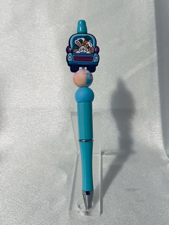 Easter Bunny Silicone Beaded Writing Pen