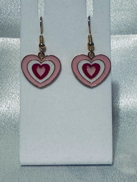 Valentine Heart Dangle Earrings