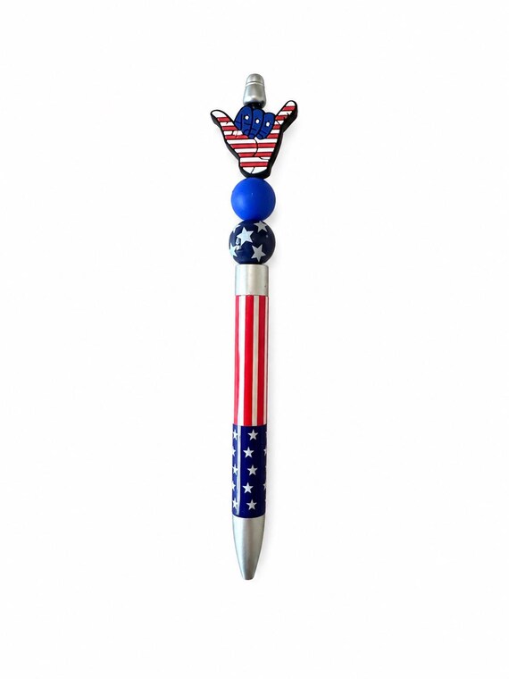 USA Silicone Beaded Writing Pen