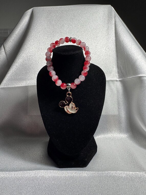 Mickey Mouse Charm Stretch Bracelet