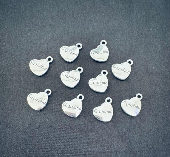 10 Piece Grandma Charms