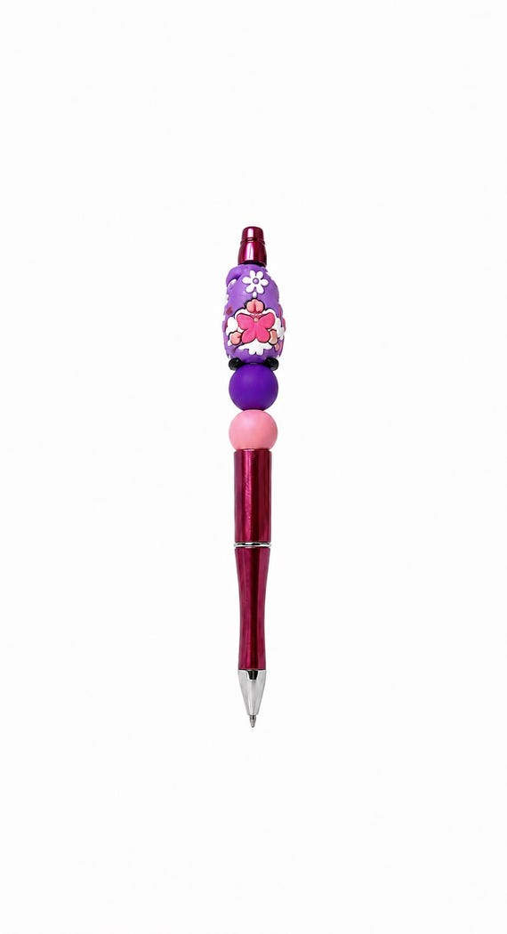 Beaded Gnome Pen: Fun, Functional Writing Tool with Colorful Beads