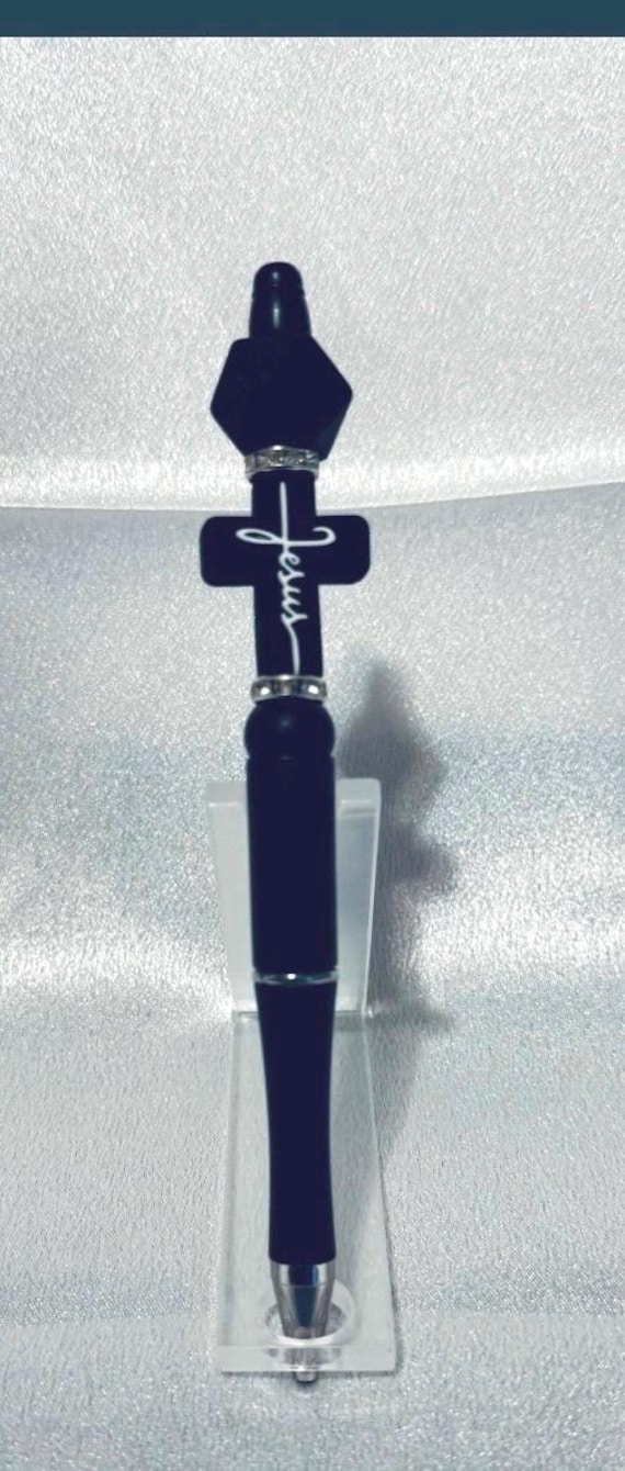 Silicone Beaded Jesus Writing Pen